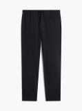 Black Performance Harlem Tapered Twill Trousers  Men