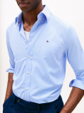 Blue Performance Mid Scale Gingham Shirt  Men