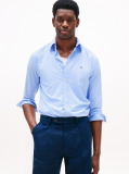 Blue Performance Mid Scale Gingham Shirt  Men