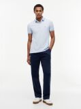 Blue Tricou Polo Slim Fit Pique  Barbati