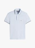 Blue Tricou Polo Slim Fit Pique  Barbati