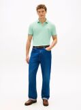 Verde Tricou Polo Slim Fit Pique  Barbati