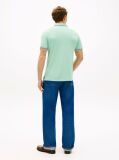 Verde Tricou Polo Slim Fit Pique  Barbati