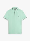 Verde Tricou Polo Slim Fit Pique  Barbati