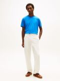 Blue Flag Embroidery T-Shirt  Men