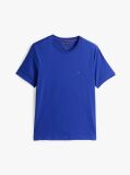 Blue Tricou Cu Broderie Steag  Barbati