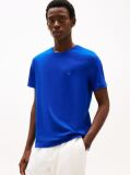 Blue Tricou Cu Broderie Steag  Barbati