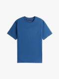 Blue Flag Embroidery T-Shirt  Men