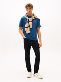 Blue Flag Embroidery T-Shirt  Men