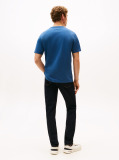 Blue Flag Embroidery T-Shirt  Men
