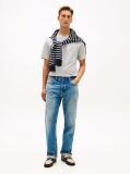 Grey Flag Embroidery T-Shirt  Men