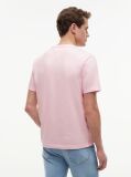 Pink Flag Embroidery T-Shirt  Men