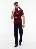 Red Flag Embroidery T-Shirt  Men