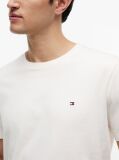 Bej Tricou Cu Broderie Steag  Barbati