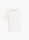 Bej Tricou Cu Broderie Steag  Barbati
