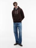 Maro Hanorac Din Fleece Cu Broderie Steag  Barbati