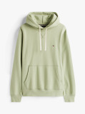 Verde Hanorac Din Fleece Cu Broderie Steag  Barbati