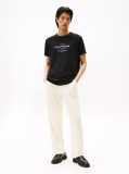 Black Graphic Logo Crew Neck T-Shirt  Men