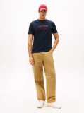 Blue Graphic Logo Crew Neck T-Shirt  Men