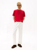 Red Graphic Logo Crew Neck T-Shirt  Men