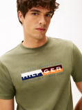 Green Logo Crew Neck T-Shirt  Men