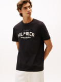 Negru Tricou Hilfiger Monotype  Barbati