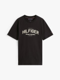 Negru Tricou Hilfiger Monotype  Barbati