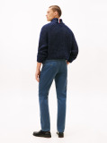 Blue Pantaloni Denton Chino Drepti Din Catifea  Barbati