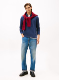 Blue Polo Tonal Reglan Cu Maneca Lunga  Barbati