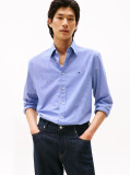 Blue Camasa Regular Gingham TH Flex  Barbati