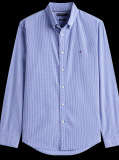 Blue Camasa Regular Gingham TH Flex  Barbati