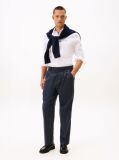 Alb Camasa Slim Yarn Dyed Dobby  Barbati