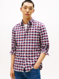 Multi Regular Fit Tartan Oxford Shirt  Men