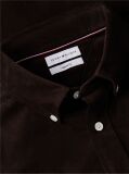 Brown Regular Fit Flag Embroidery Corduroy Shirt  Men