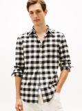 Multi Tonal Buffalo Check Regular Shirt  Men