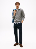 Blue Harlem Satin Relaxed Chinos  Men
