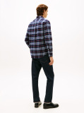 Multi Camasa Regular Fit Brushed Oxford Cu Model Check  Barbati