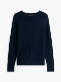 Blue Smart Casual Thermoregulating Rib-Knit Jumper  Men