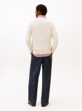 Bej Pulover Smart Casual Tricotat  Barbati