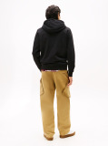Black Flag Graphic Drawstring Hoody  Men