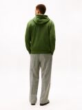 Verde Hanorac Fleece Cu Gluga Flex Cu Logo Grafic  Barbati