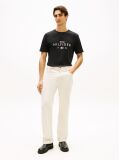Negru T-Shirt Cu Guler Rotund Si Logo Grafic  Barbati