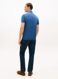 Blue Regular Fit Concealed Plaquet Polo Shirt  Men