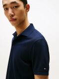 Blue Regular Fit Concealed Plaquet Polo Shirt  Men