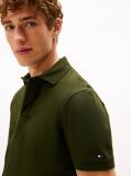 Verde Tricou Polo Cu Croiala Regular  Barbati