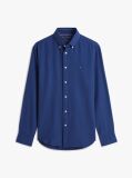 Blue Camasa Dobby Cu Croiala Regular  Barbati