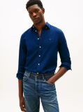 Blue TH Flex Dobby Slim Fit Shirt  Men
