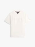 Bej T-Shirt Cu Guler Rotund Si Broderie Cu Logo  Barbati