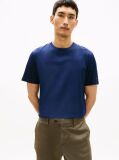 Blue Smart Casual Crew Neck T-Shirt  Men