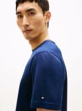 Blue Smart Casual Crew Neck T-Shirt  Men